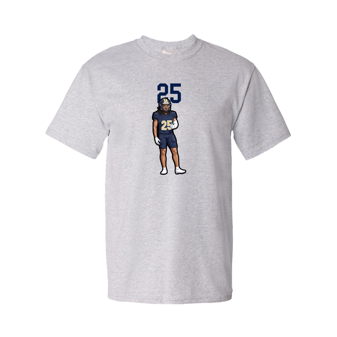 Tee — Number Top in Grey