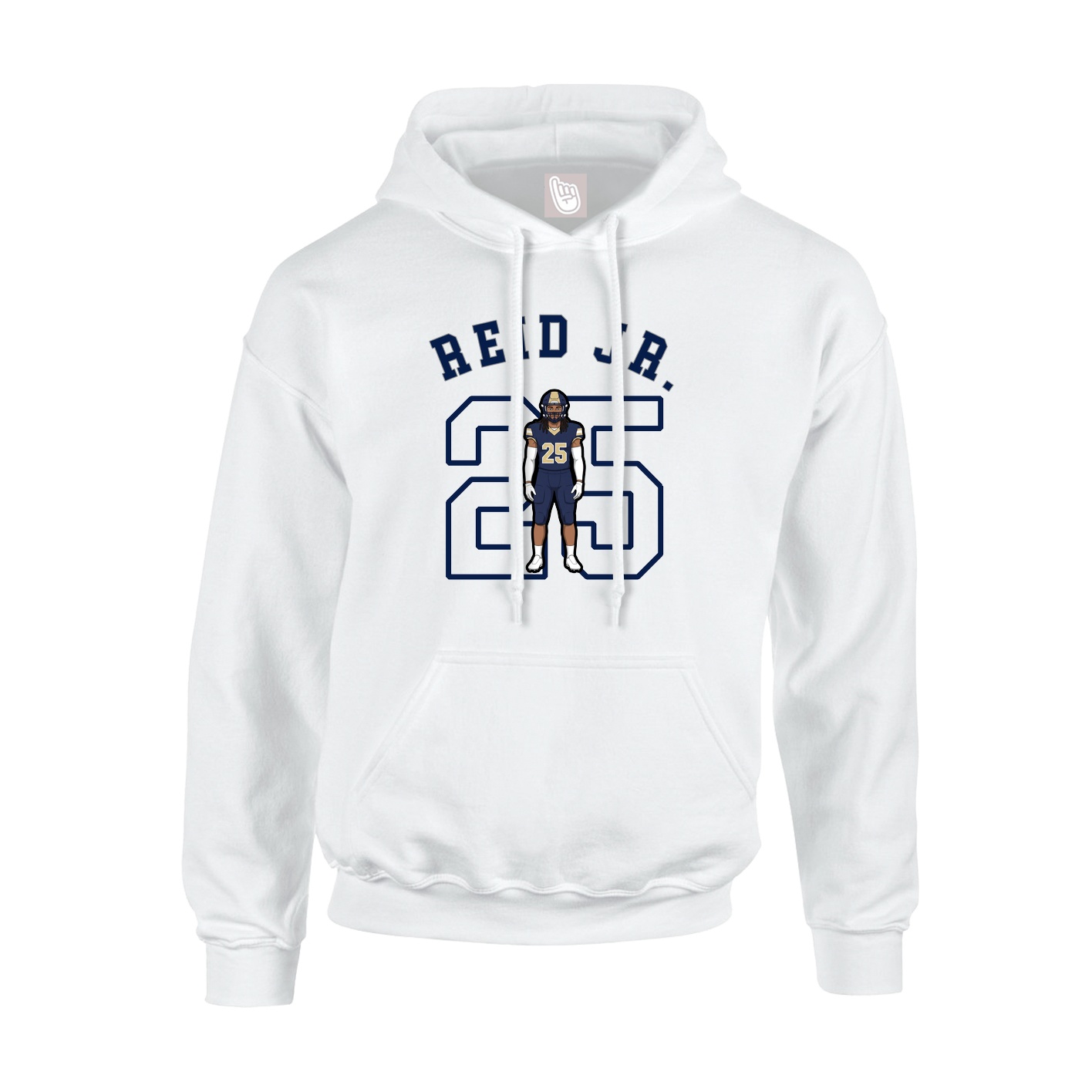 Hoodie — Shirsey Arch in White