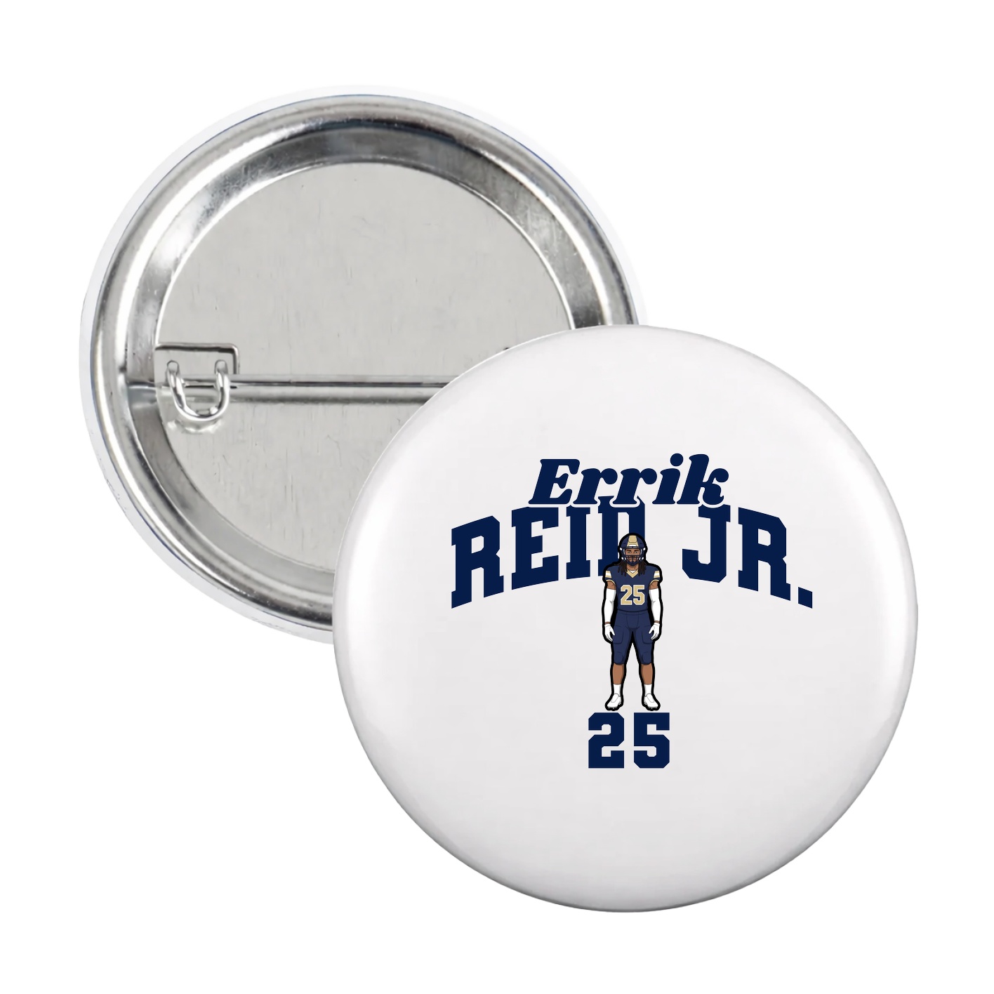 Game Day Button — Signature Arch in White