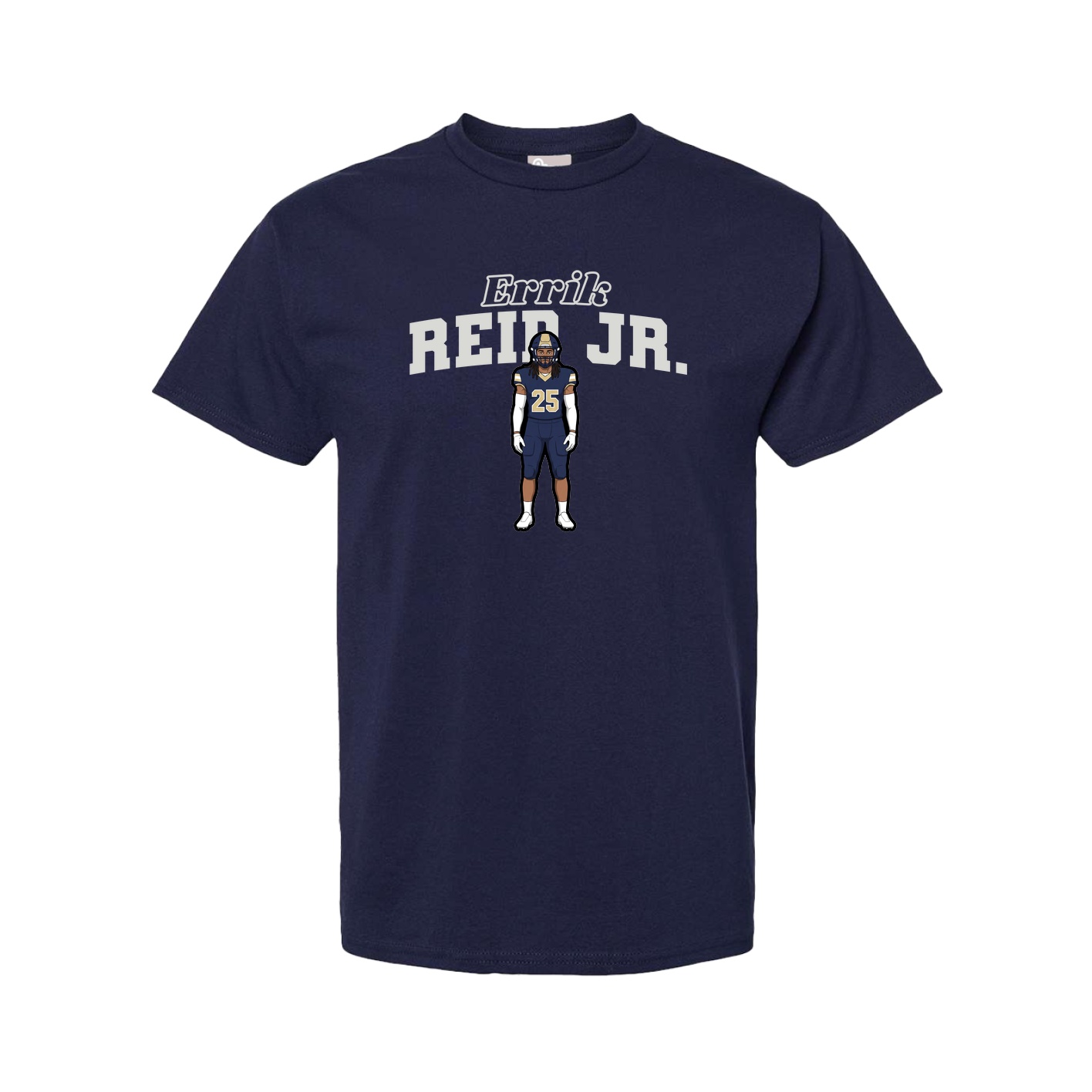 Youth Tee — Name Arch in Navy