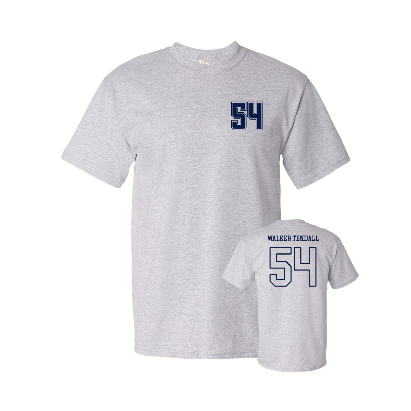 Tee — Chest Back in Grey