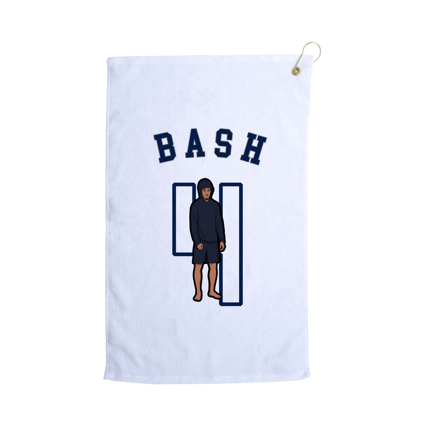 Golf Towel — Shirsey Arch in White