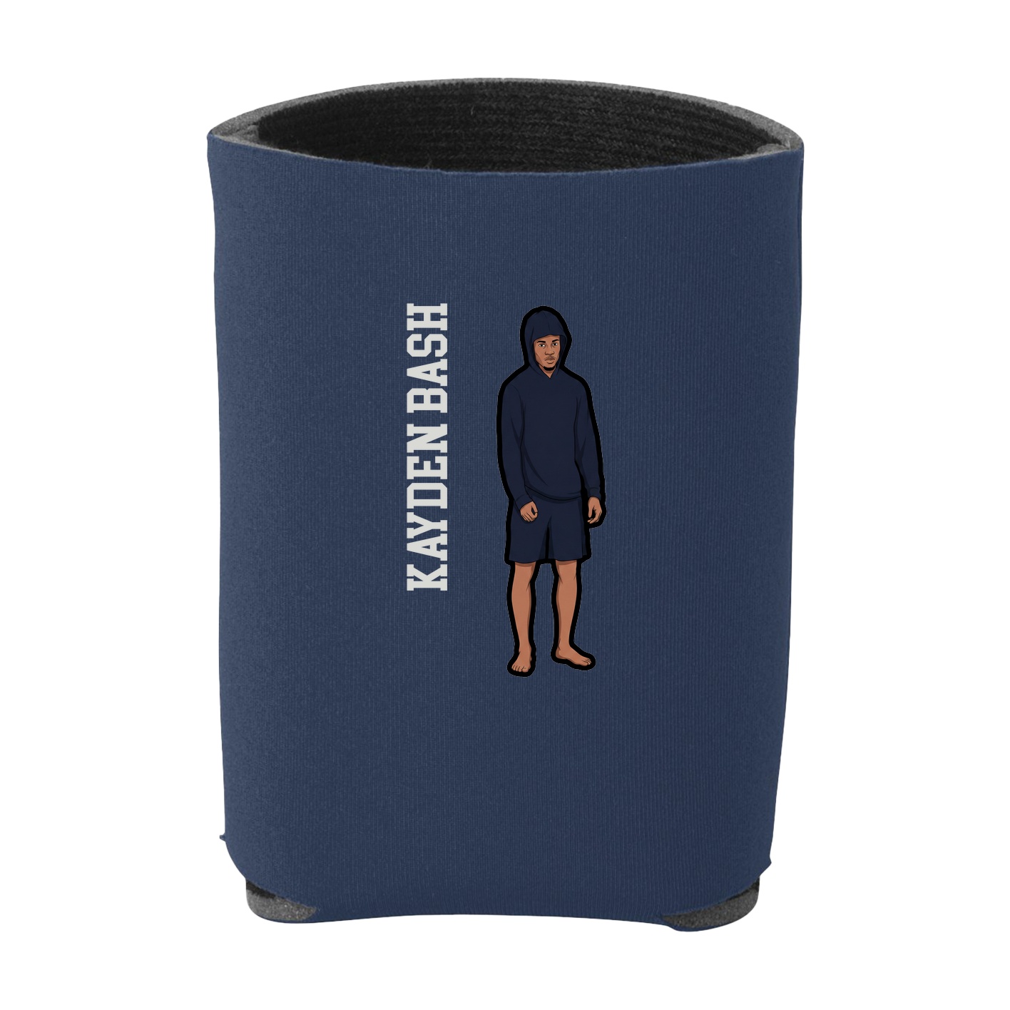 Can Holder — Name Vertical in Navy