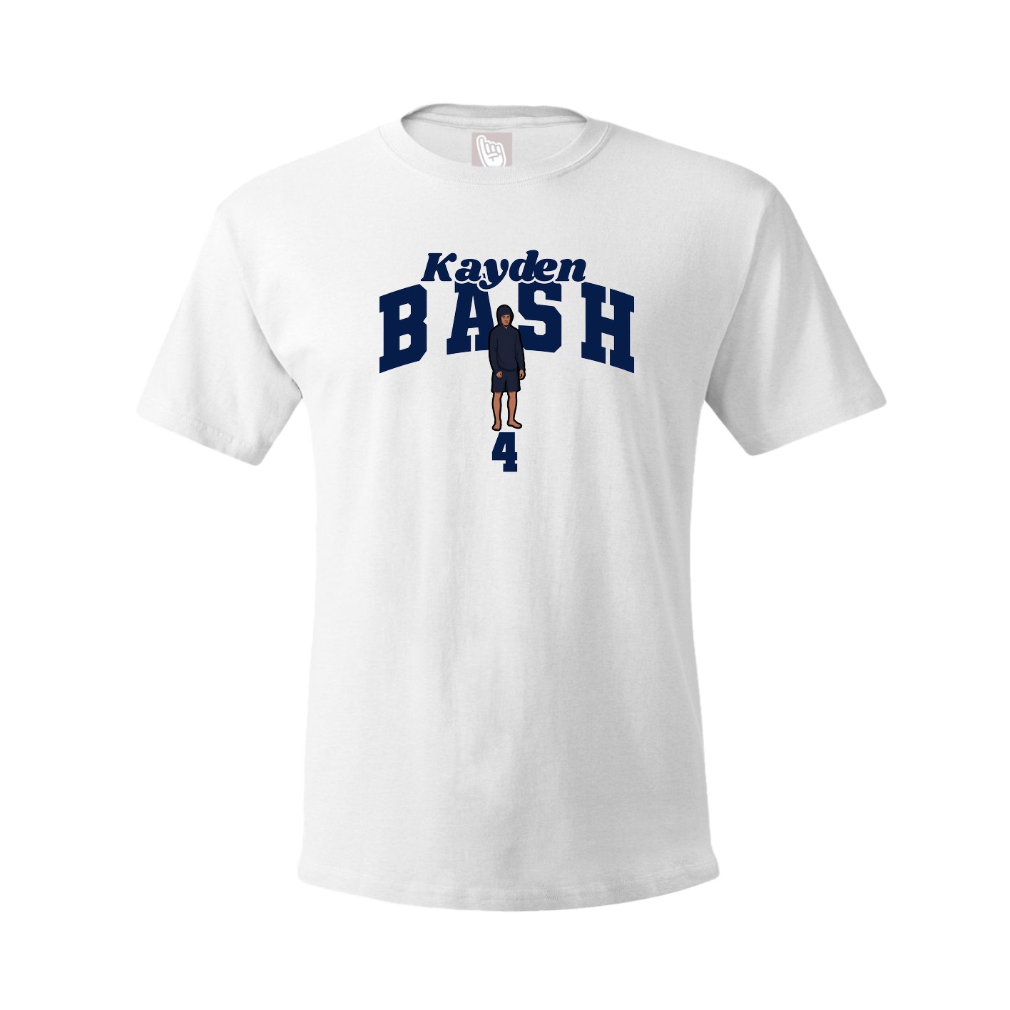 Youth Tee — Signature Arch in White