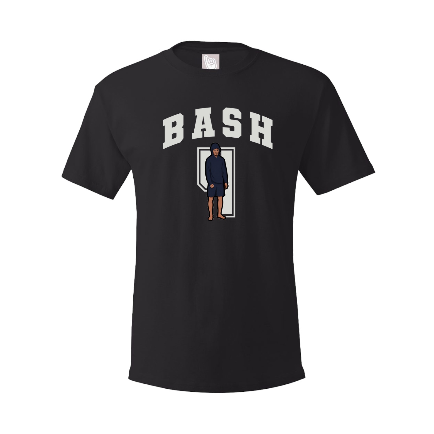 Youth Tee — Number in Black