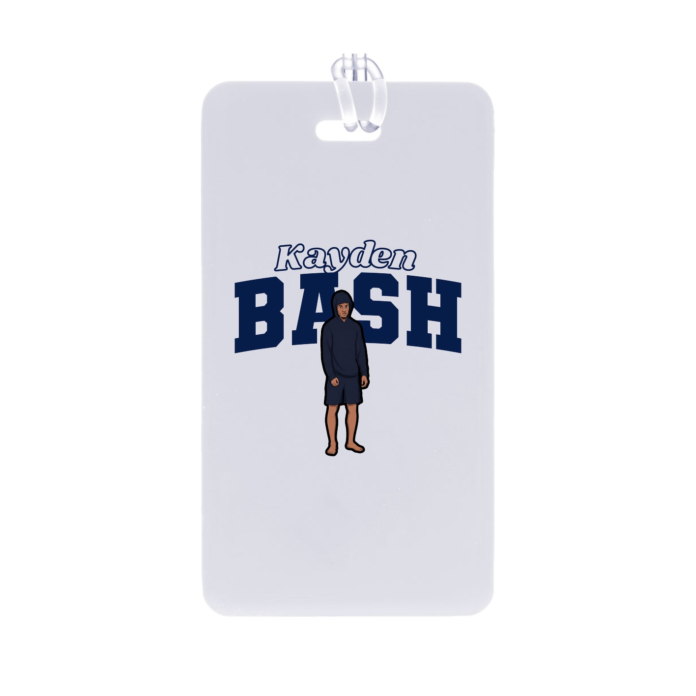 Bag Tag — Name Arch in Classic