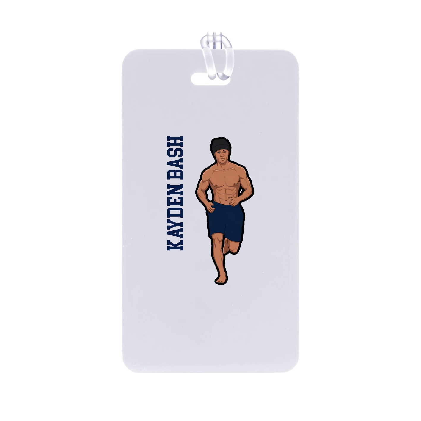 Bag Tag — Name Vertical in Classic