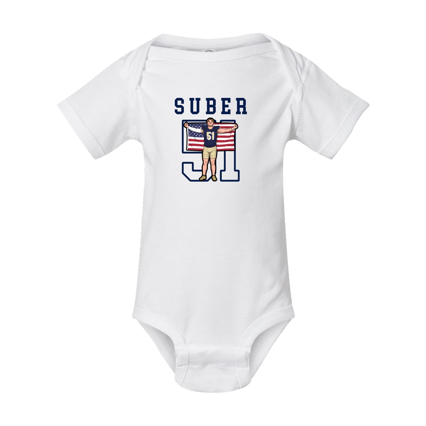 Baby Onesie — Shirsey in White