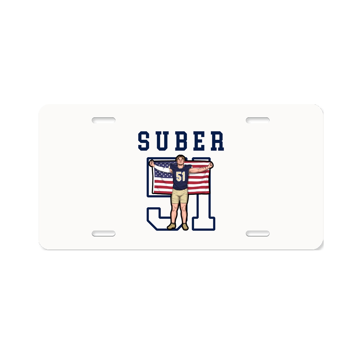 License Plate — Shirsey in Classic