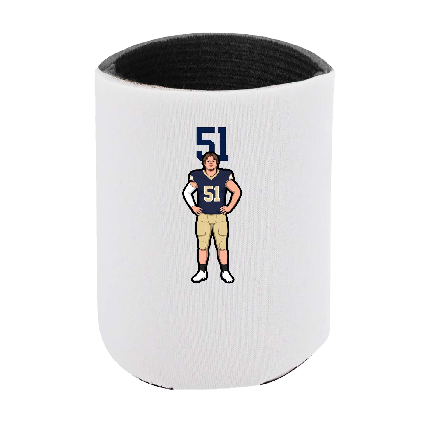 Can Holder — Number Top in White