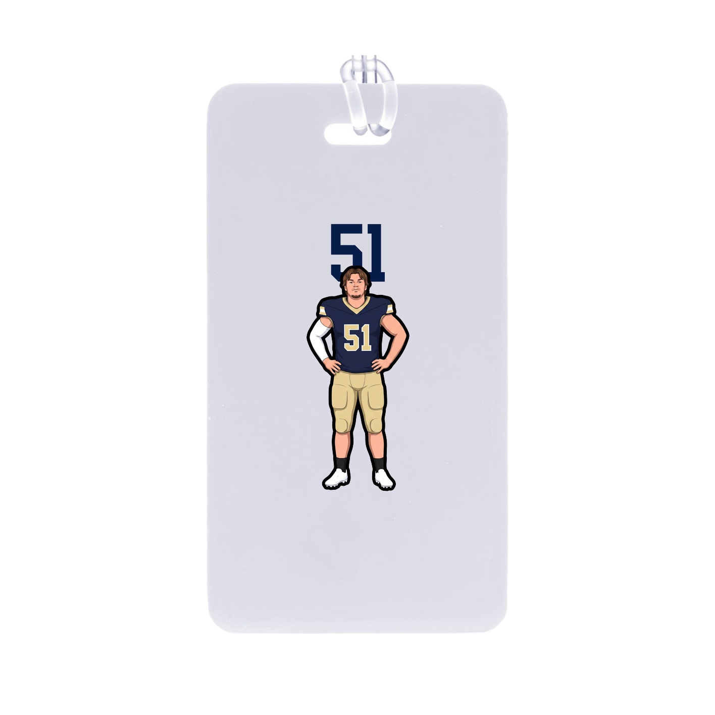 Bag Tag — Number Top in Classic