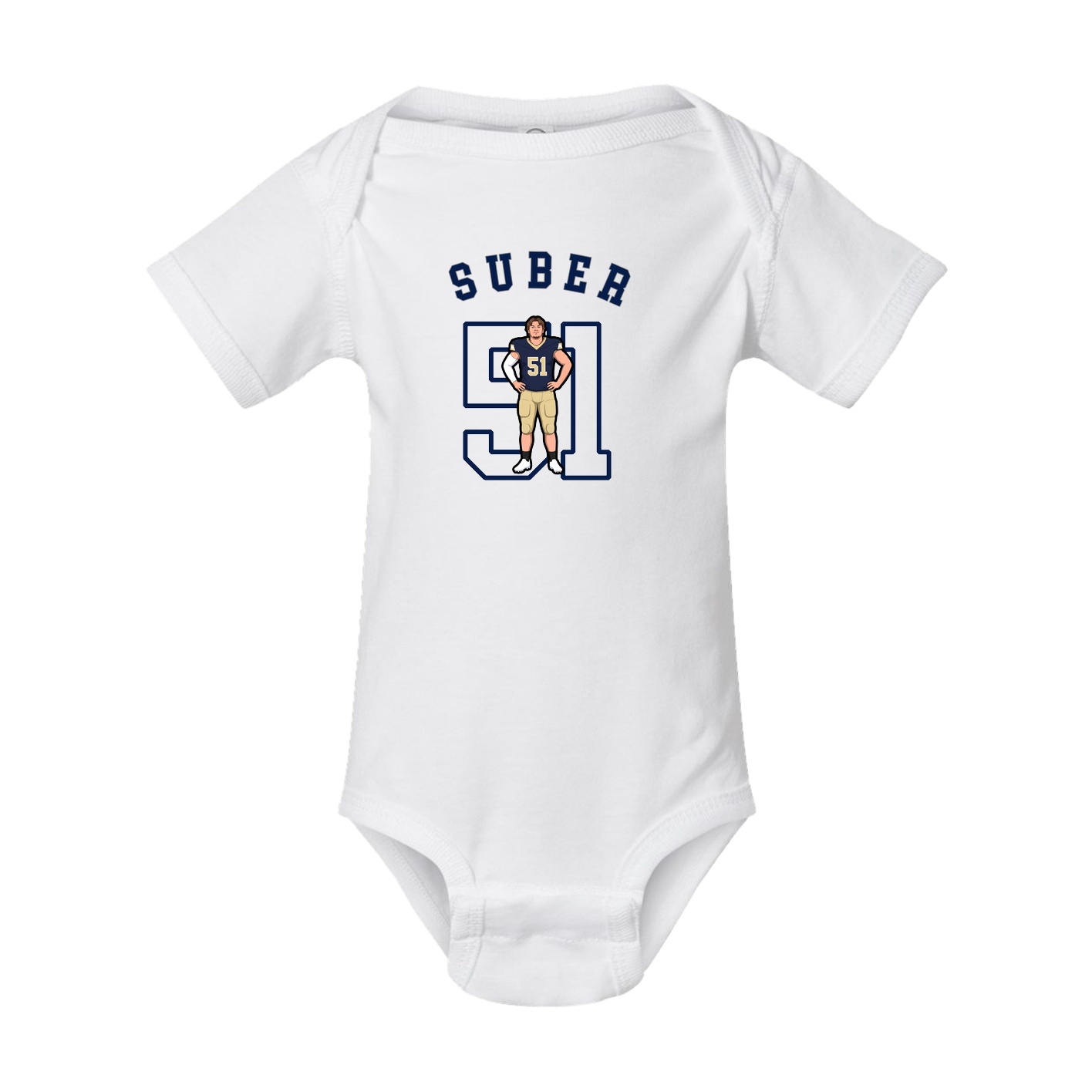 Baby Onesie — Shirsey Arch in White