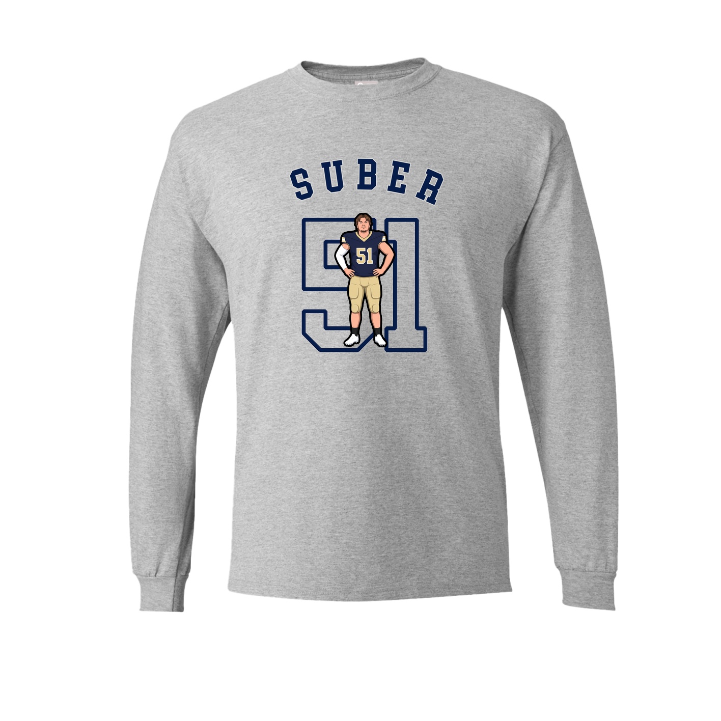 Long Sleeve Tee — Shirsey Arch in Grey