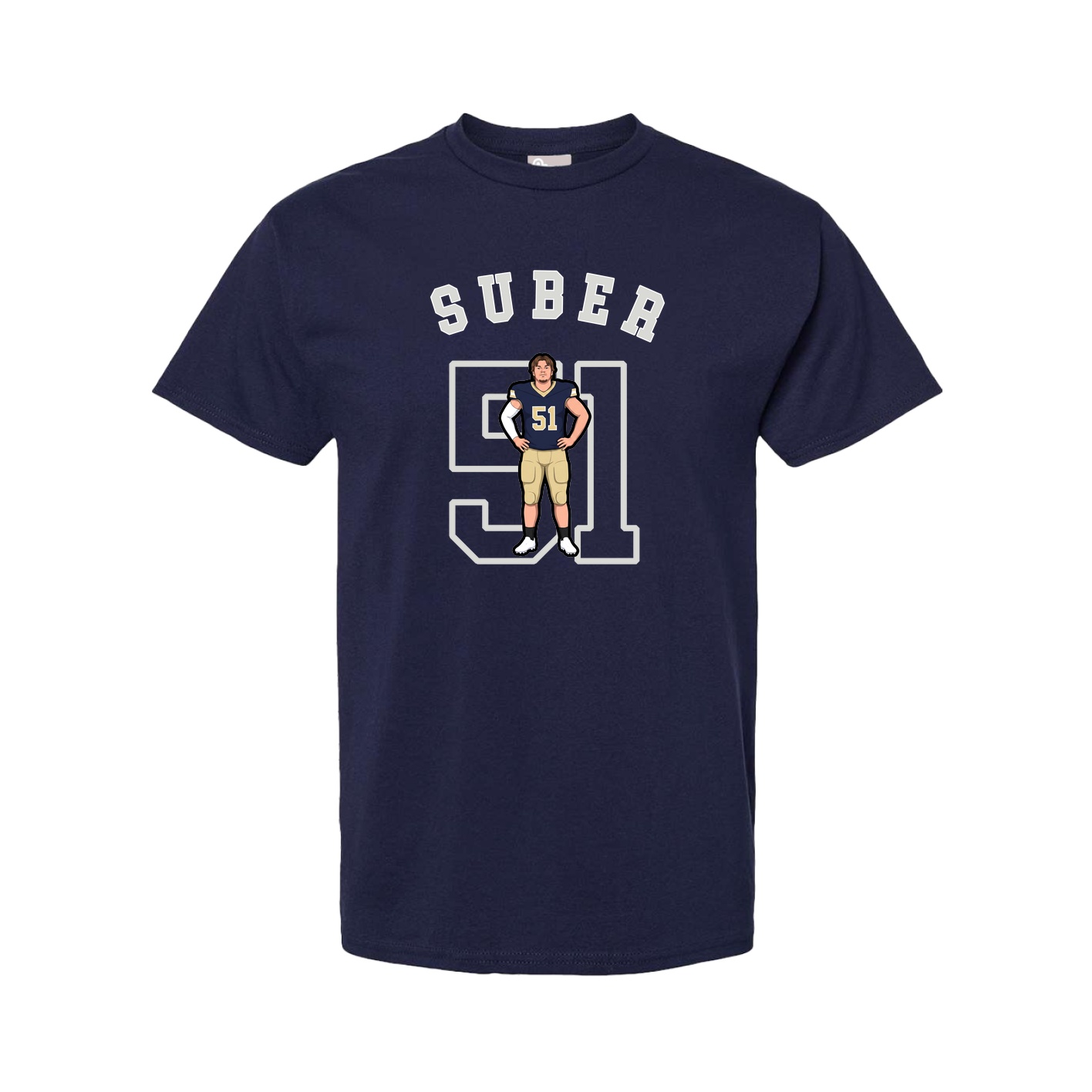 Youth Tee — Shirsey Arch in Navy