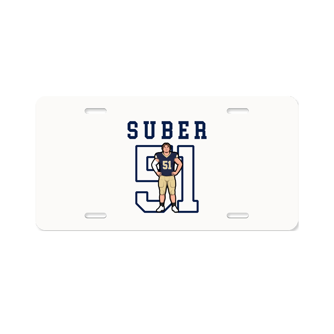 License Plate — Shirsey in Classic