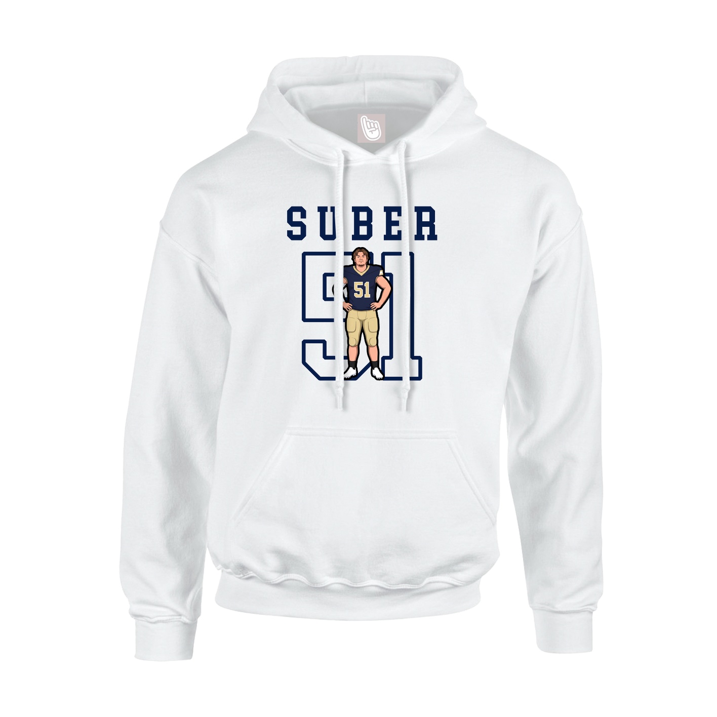 Youth Hoodie — Shirsey in White