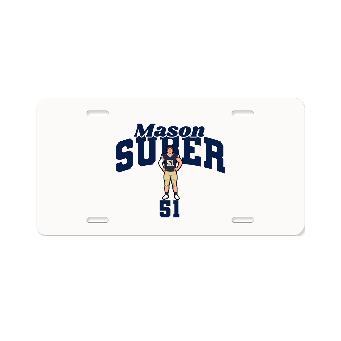 License Plate — Signature Arch in Classic