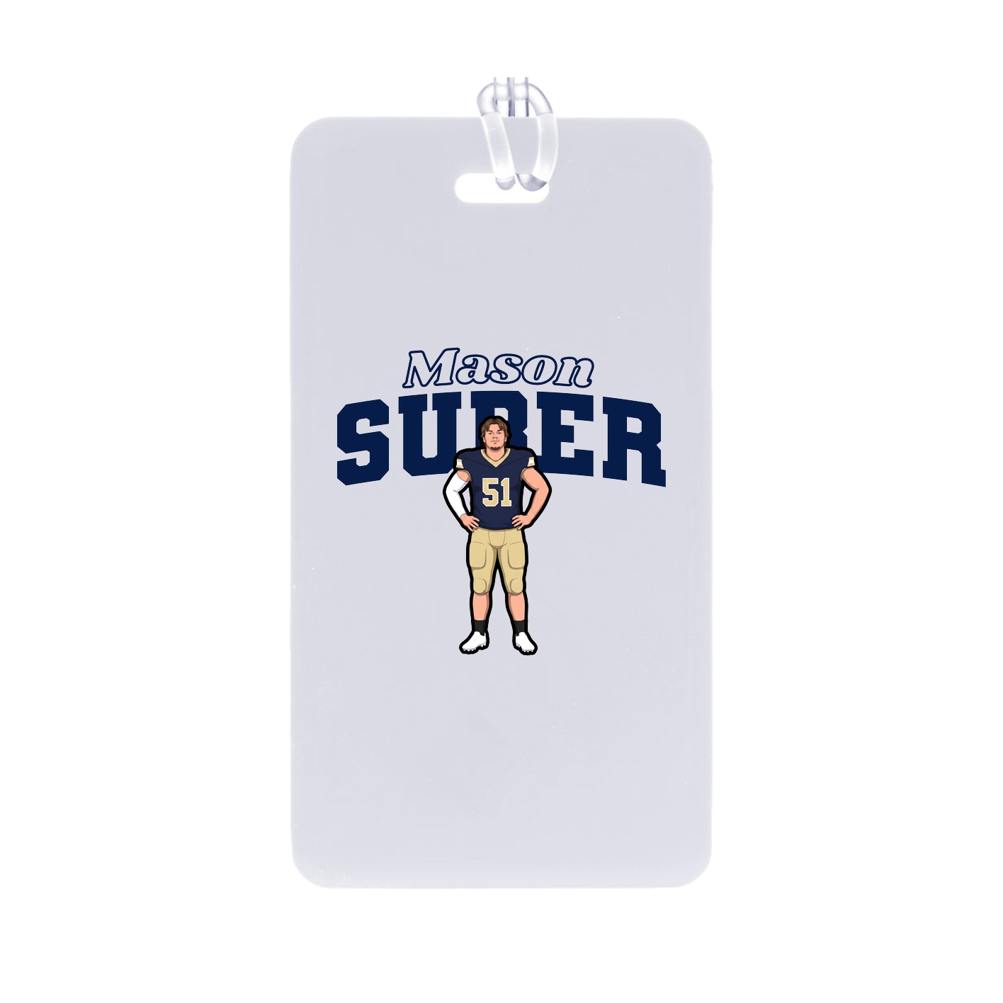 Bag Tag — Name Arch in Classic