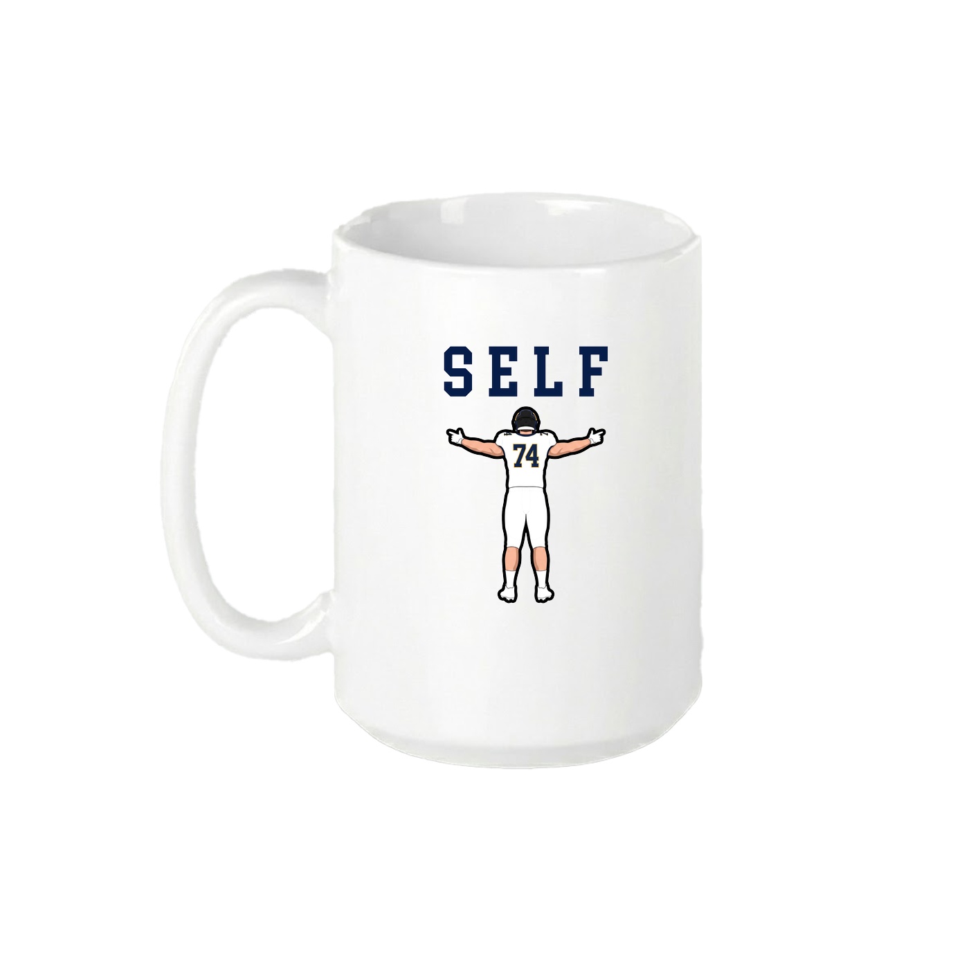 15oz Coffee Mug — Shirsey in White