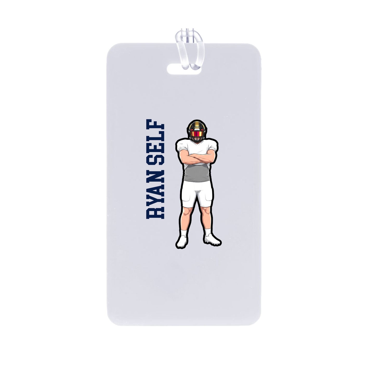 Bag Tag — Name Vertical in Classic