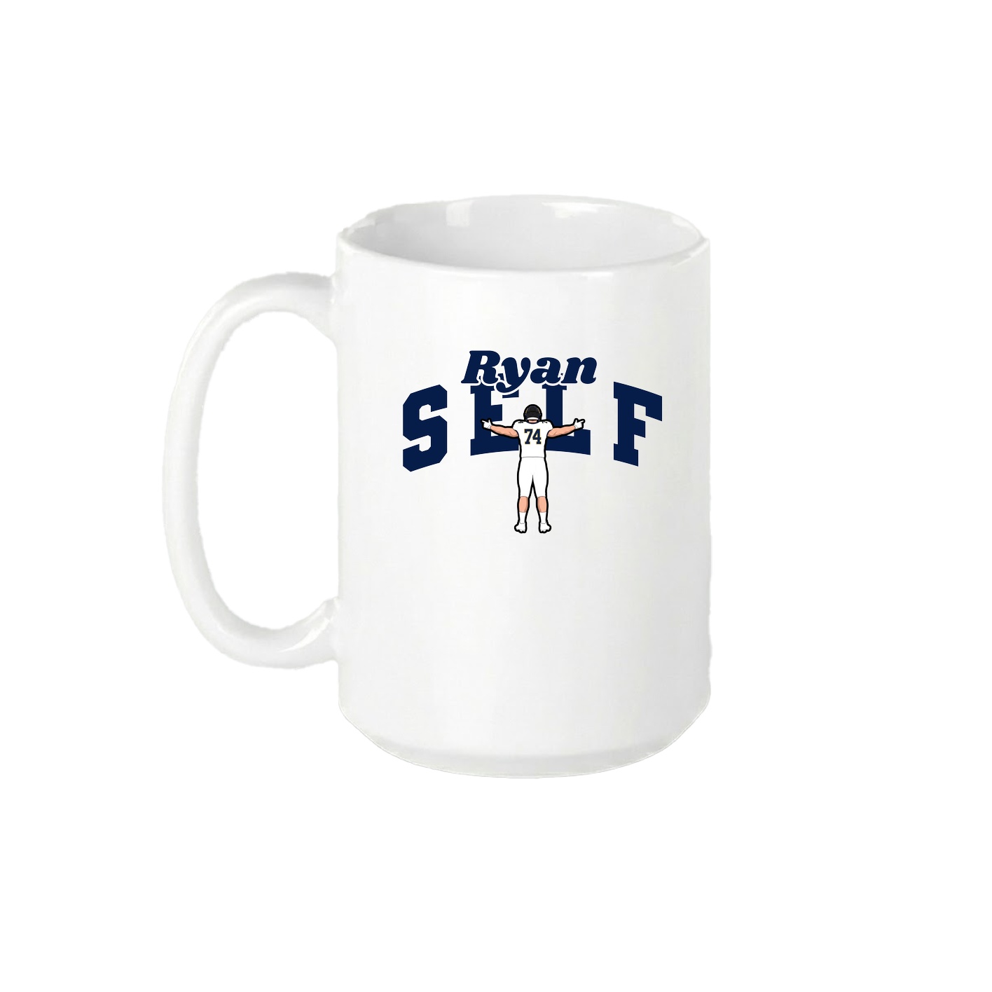15oz Coffee Mug — Signature Arch in White