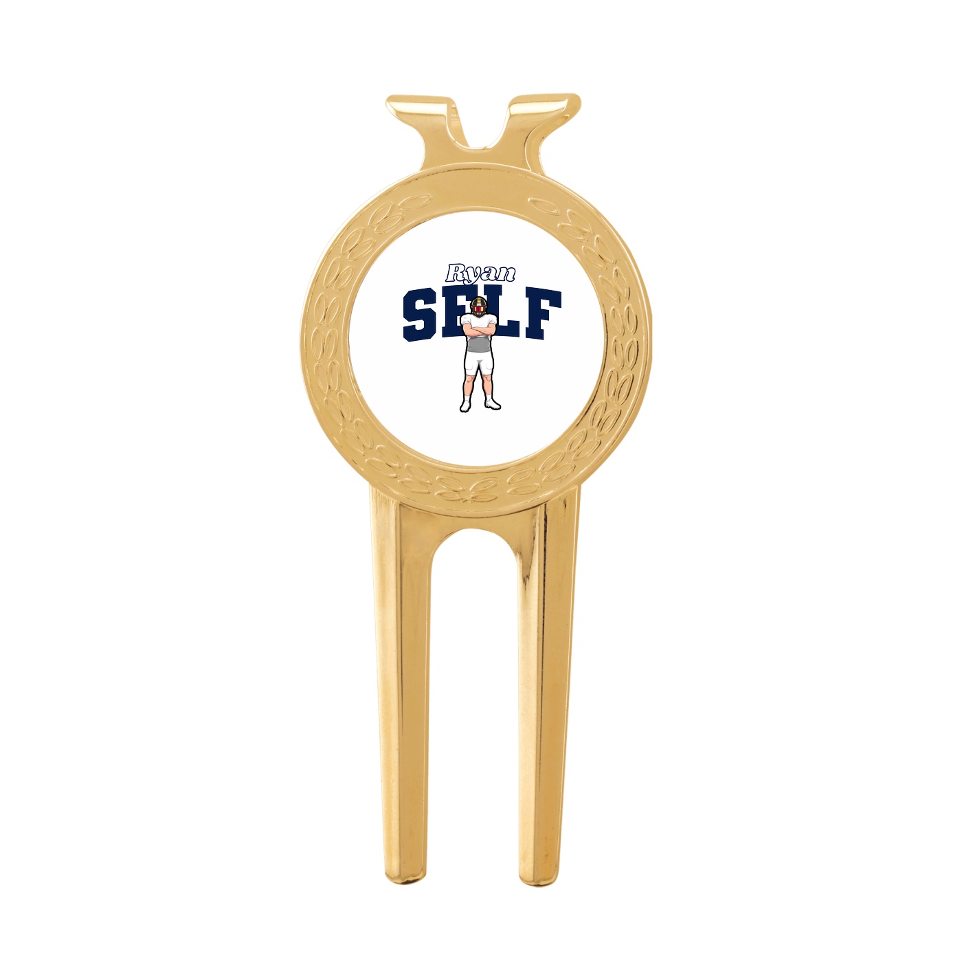 Divot Tool with Ball Marker — Name Arch in Classic