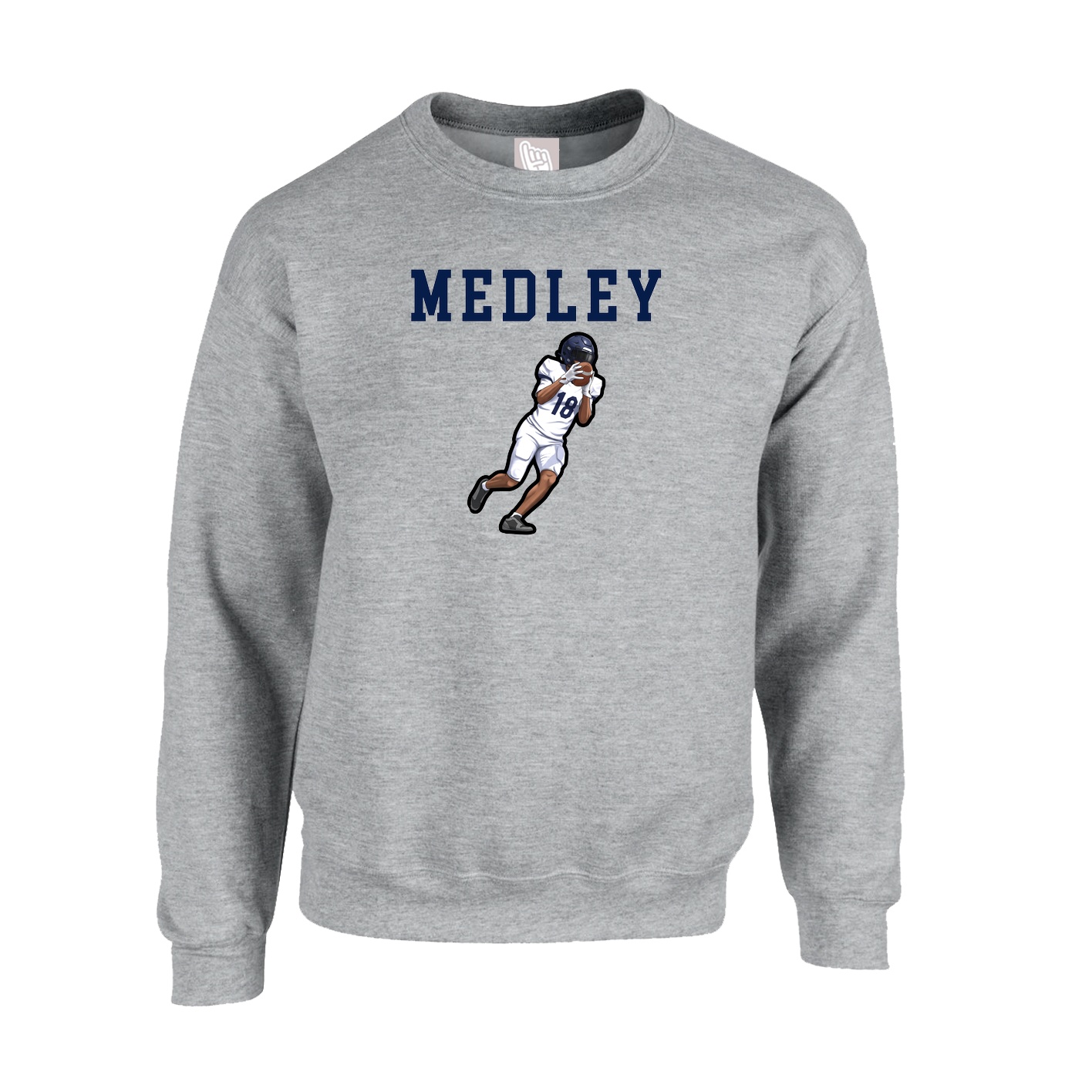 Fleece Crew — Shirsey in Grey