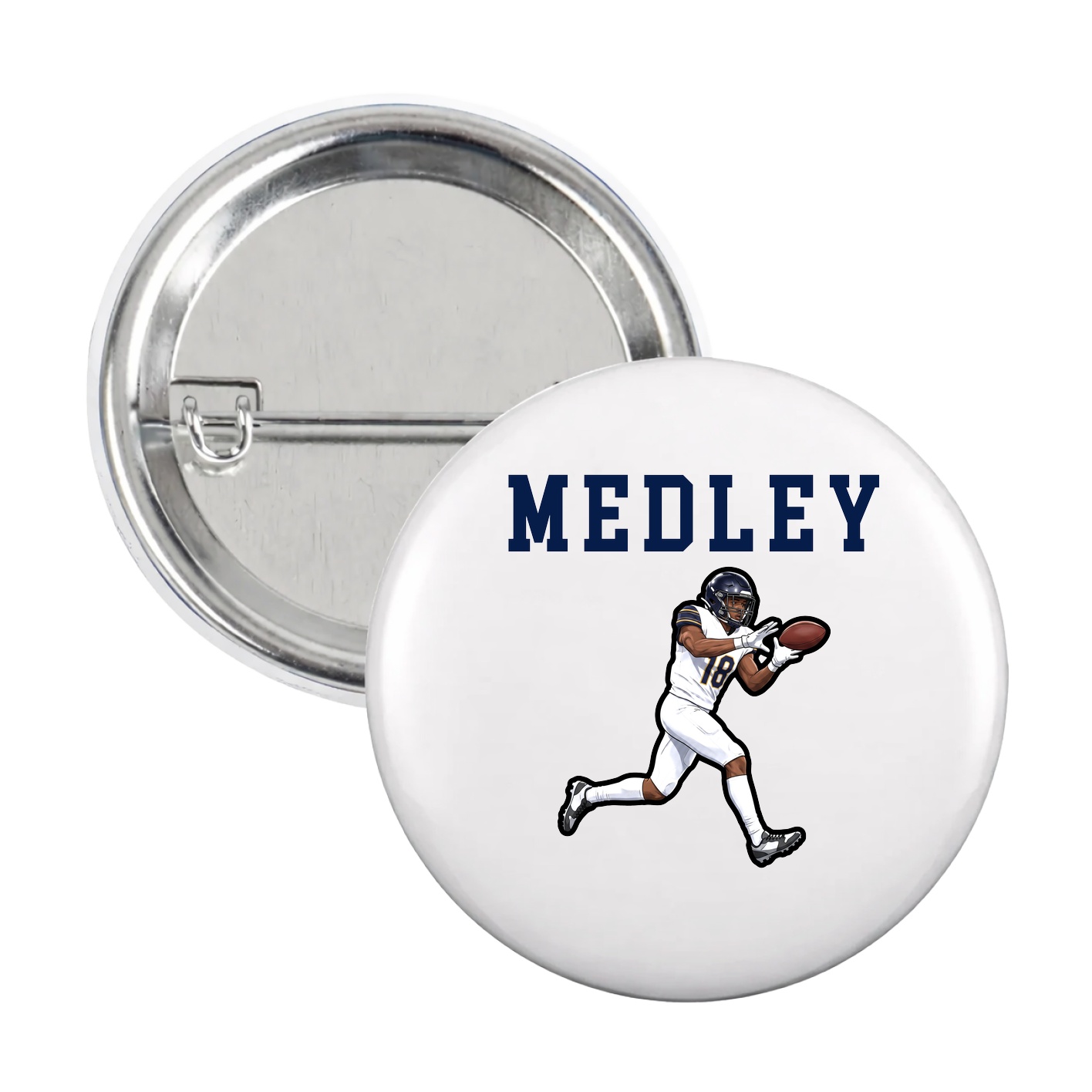 Game Day Button — Shirsey in White