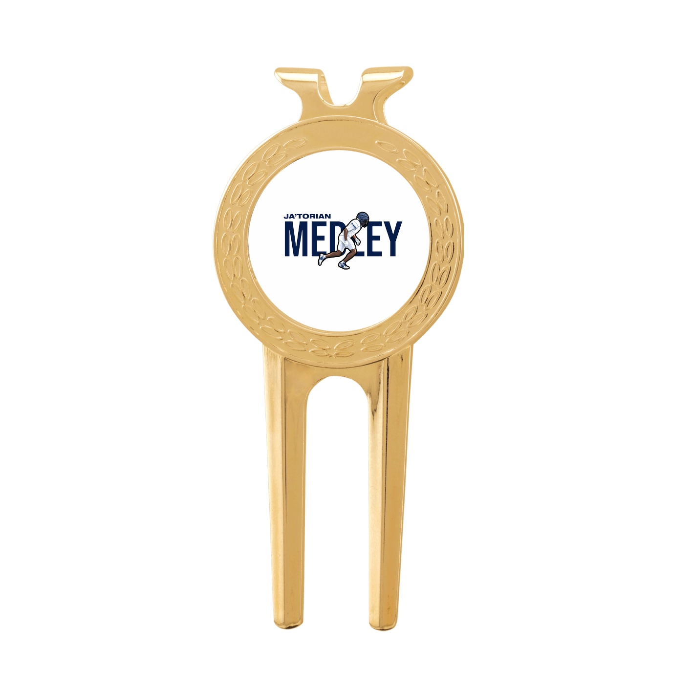 Divot Tool with Ball Marker — Player Name in Classic