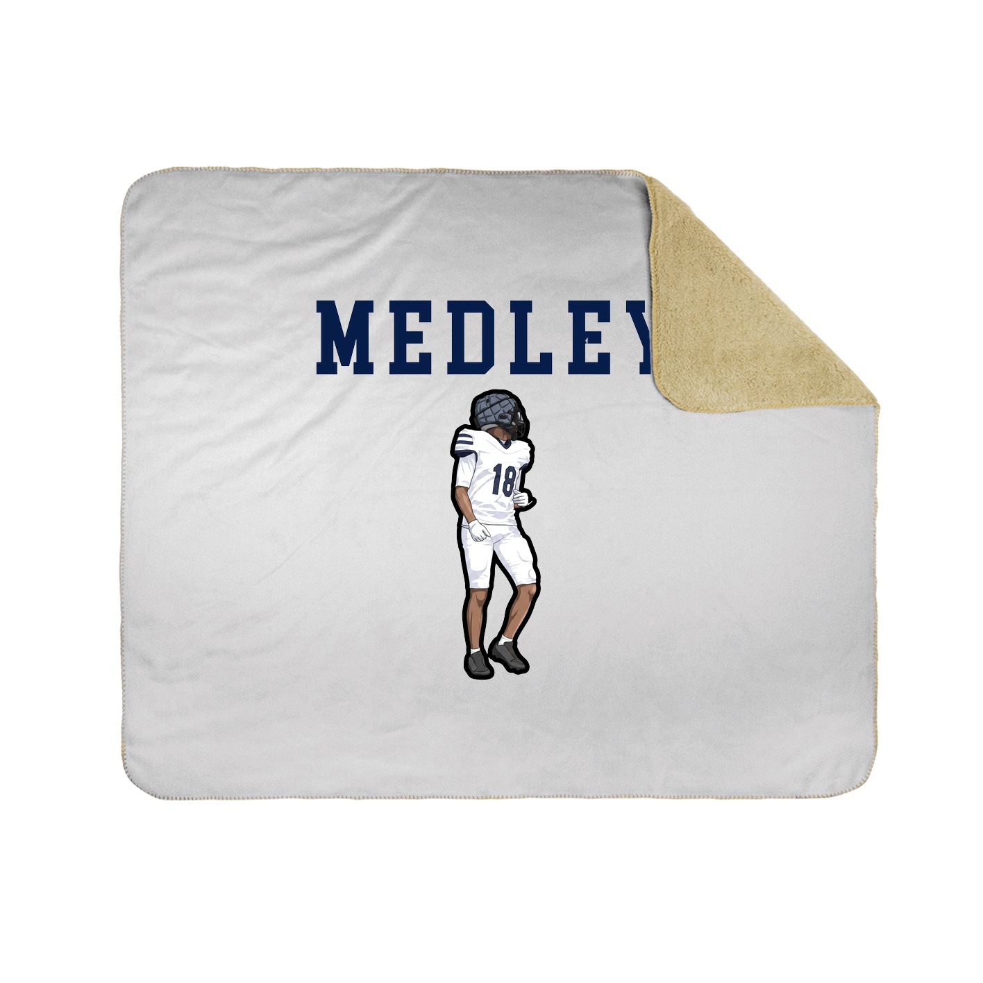 Throw Blanket — Shirsey in White