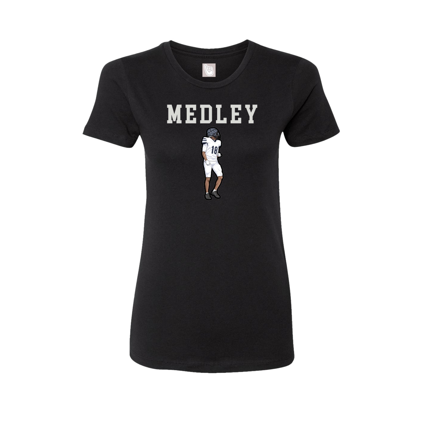 Fitted Women's Tee — Shirsey in Black
