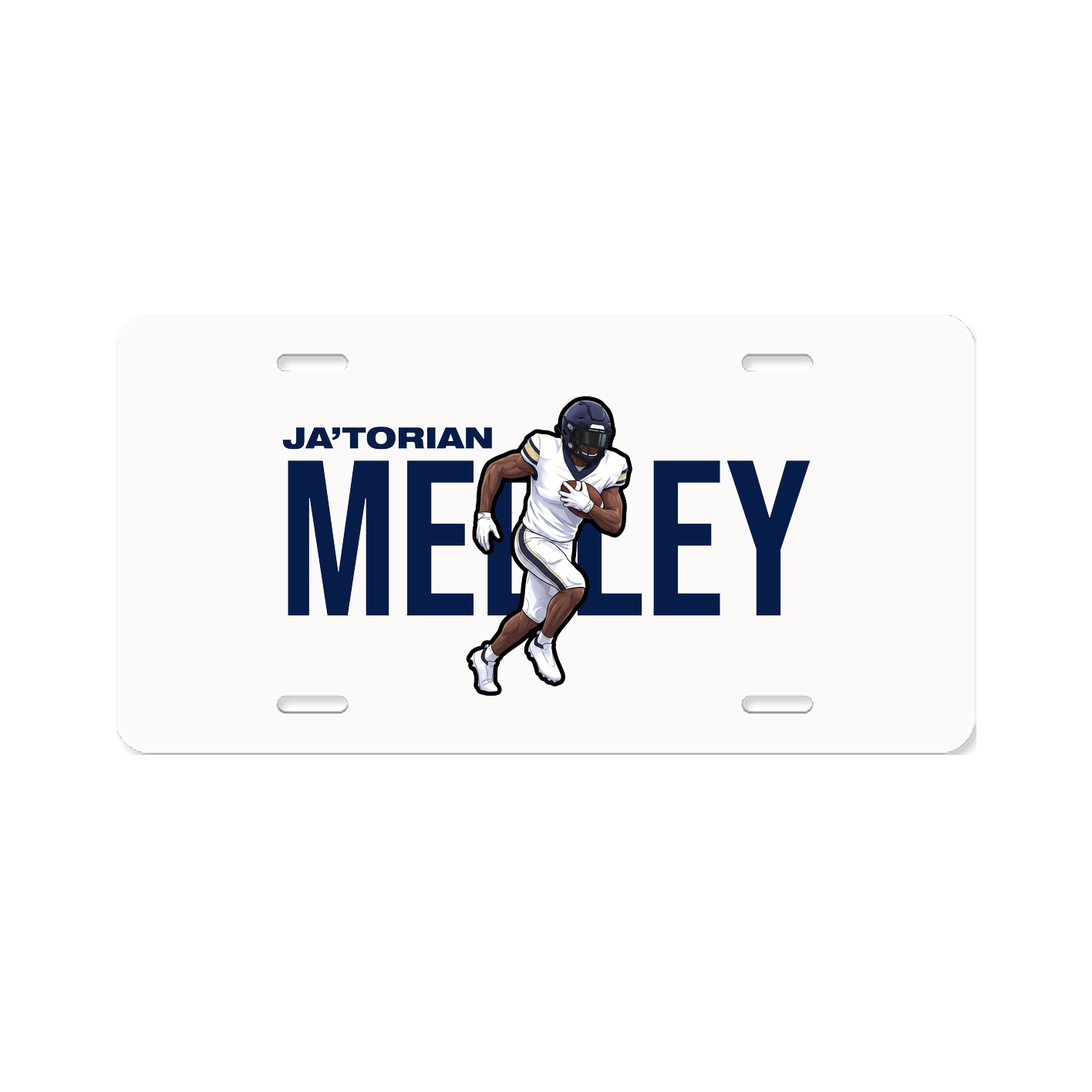 License Plate — Player Name in Classic