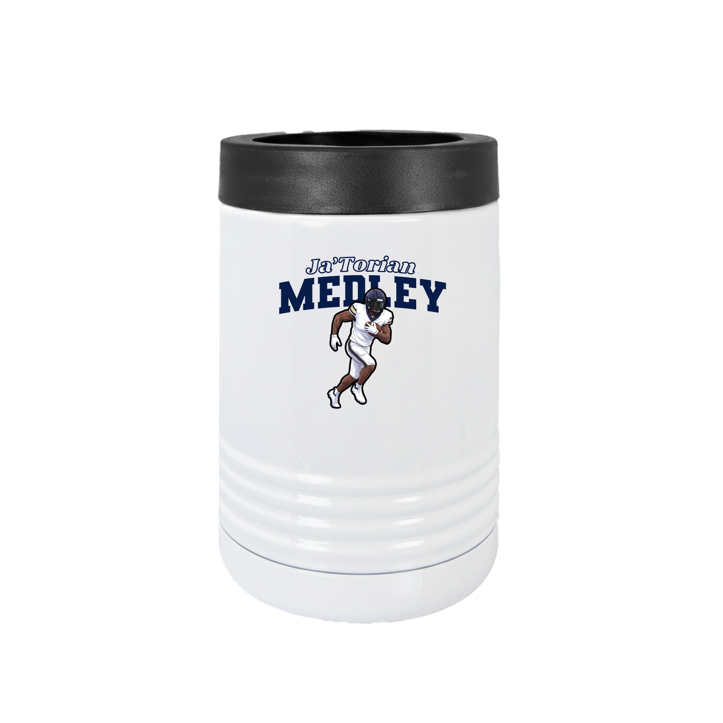 Beverage Holder — Name Arch in White