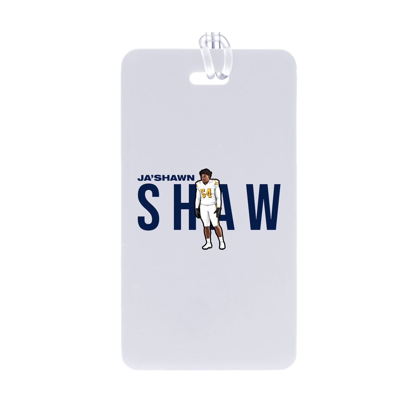 Bag Tag — Player Name in Classic