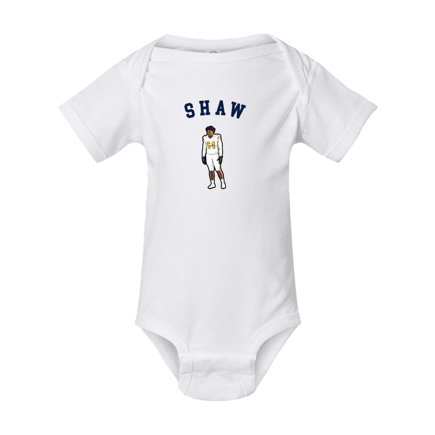 Baby Onesie — Shirsey Arch in White