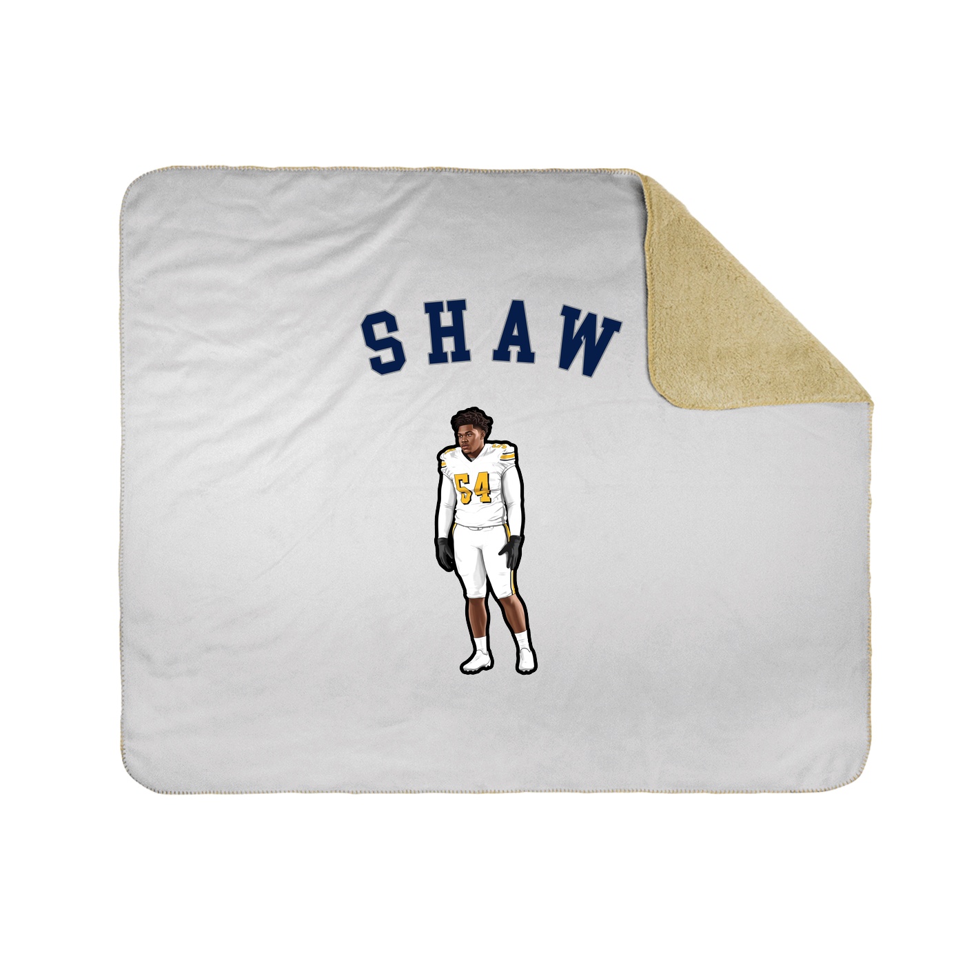 Throw Blanket — Shirsey Arch in White