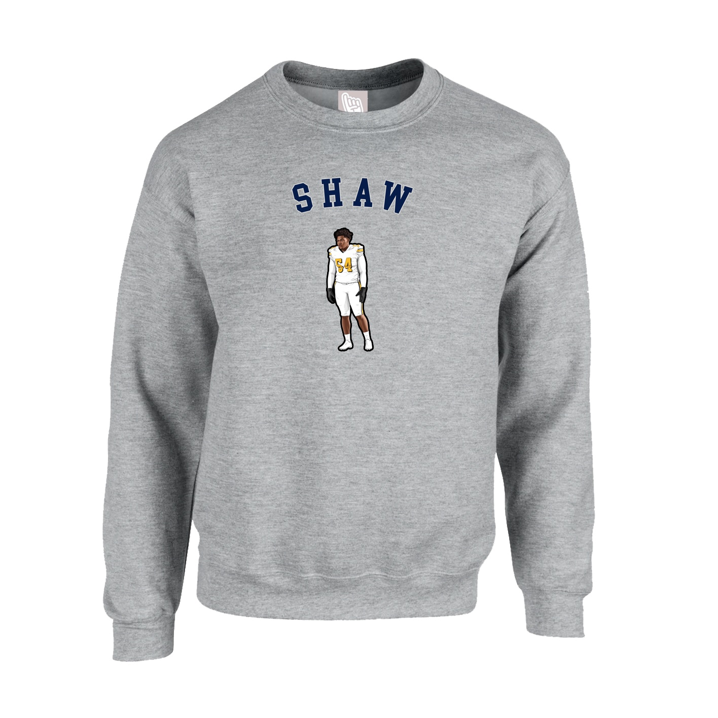 Fleece Crew — Shirsey Arch in Grey