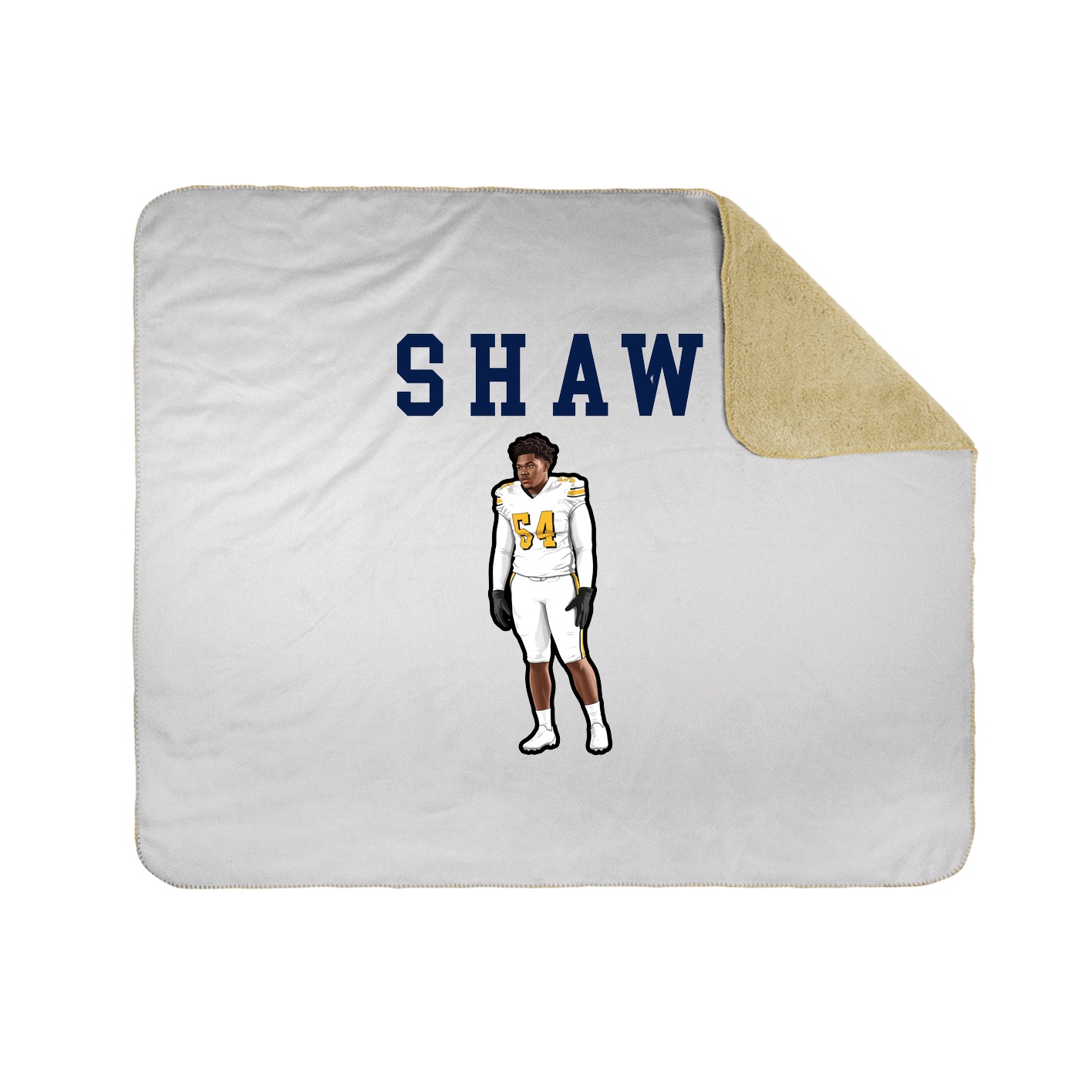Throw Blanket — Shirsey in White