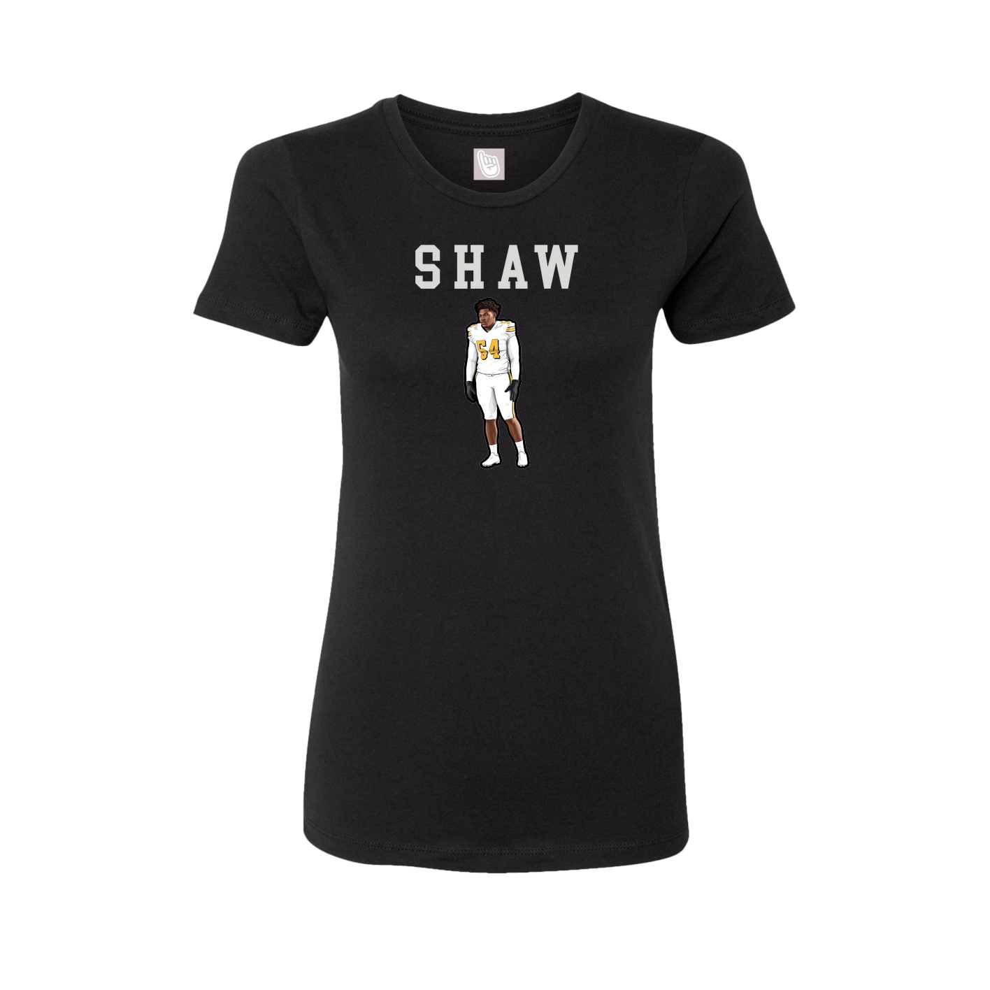 Fitted Women's Tee — Shirsey in Black