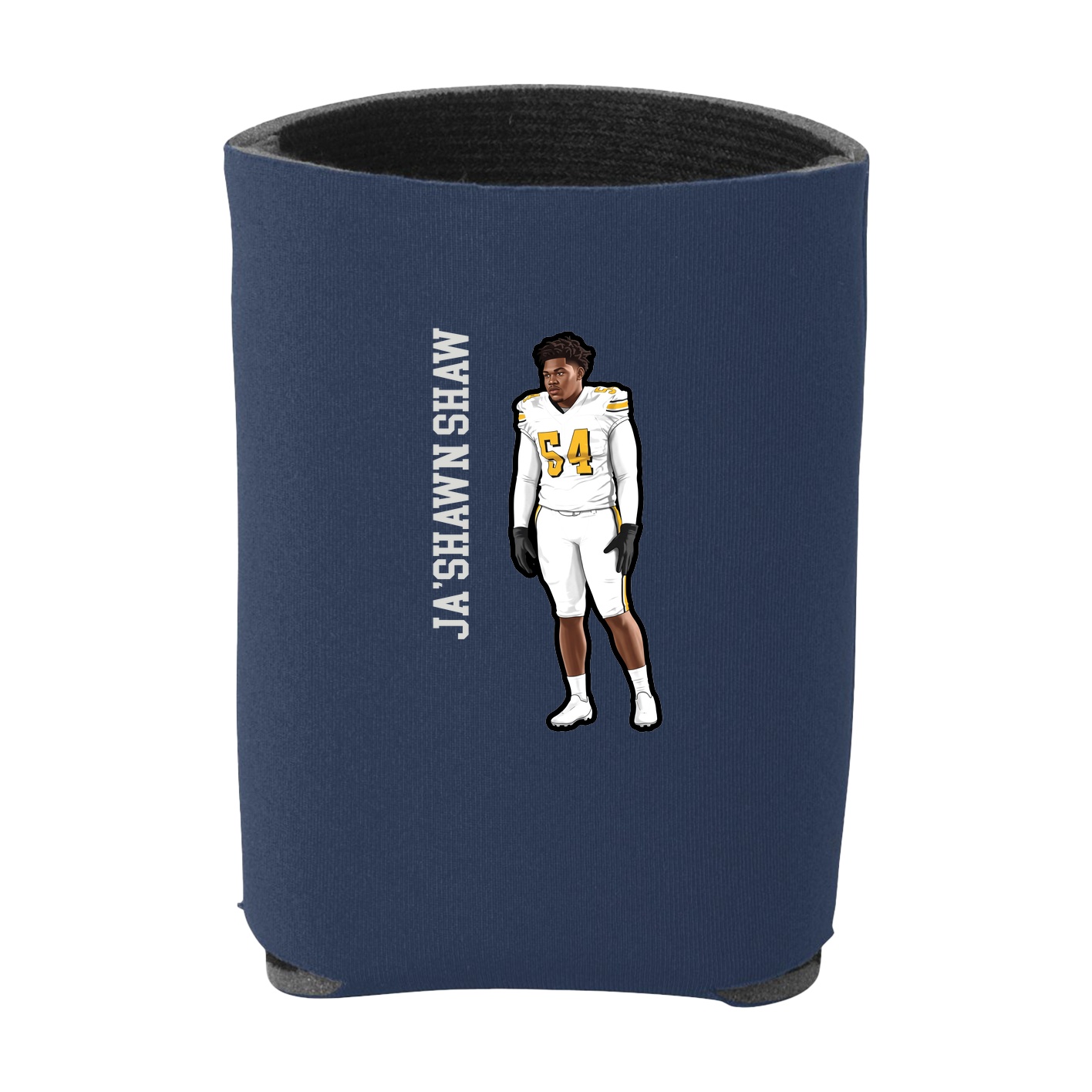 Can Holder — Name Vertical in Navy