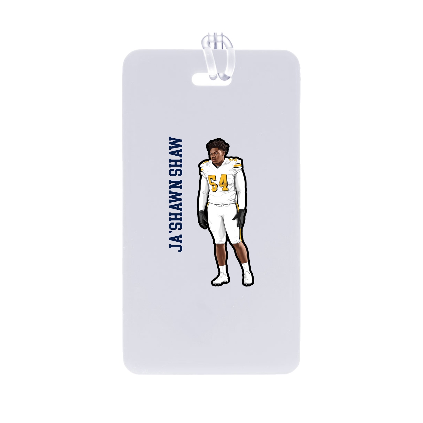 Bag Tag — Name Vertical in Classic