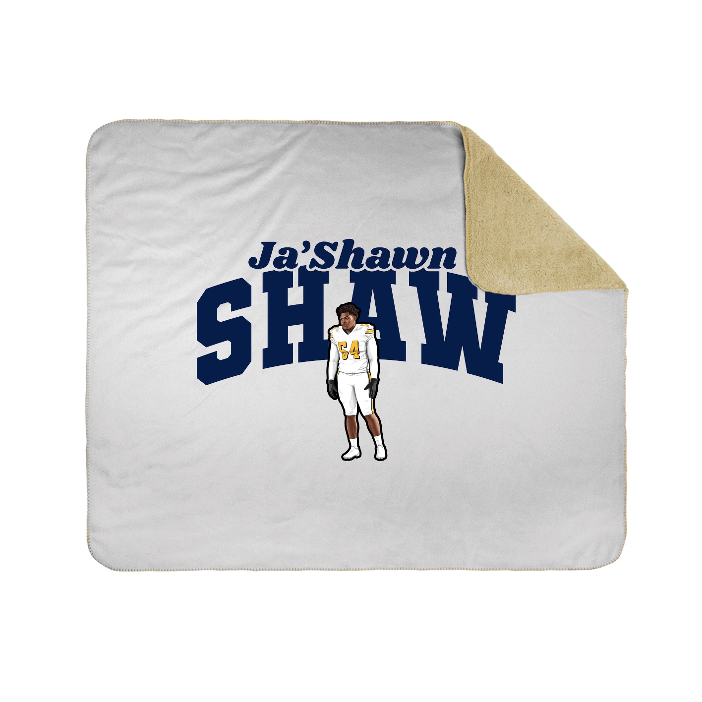 Throw Blanket — Signature Arch in White