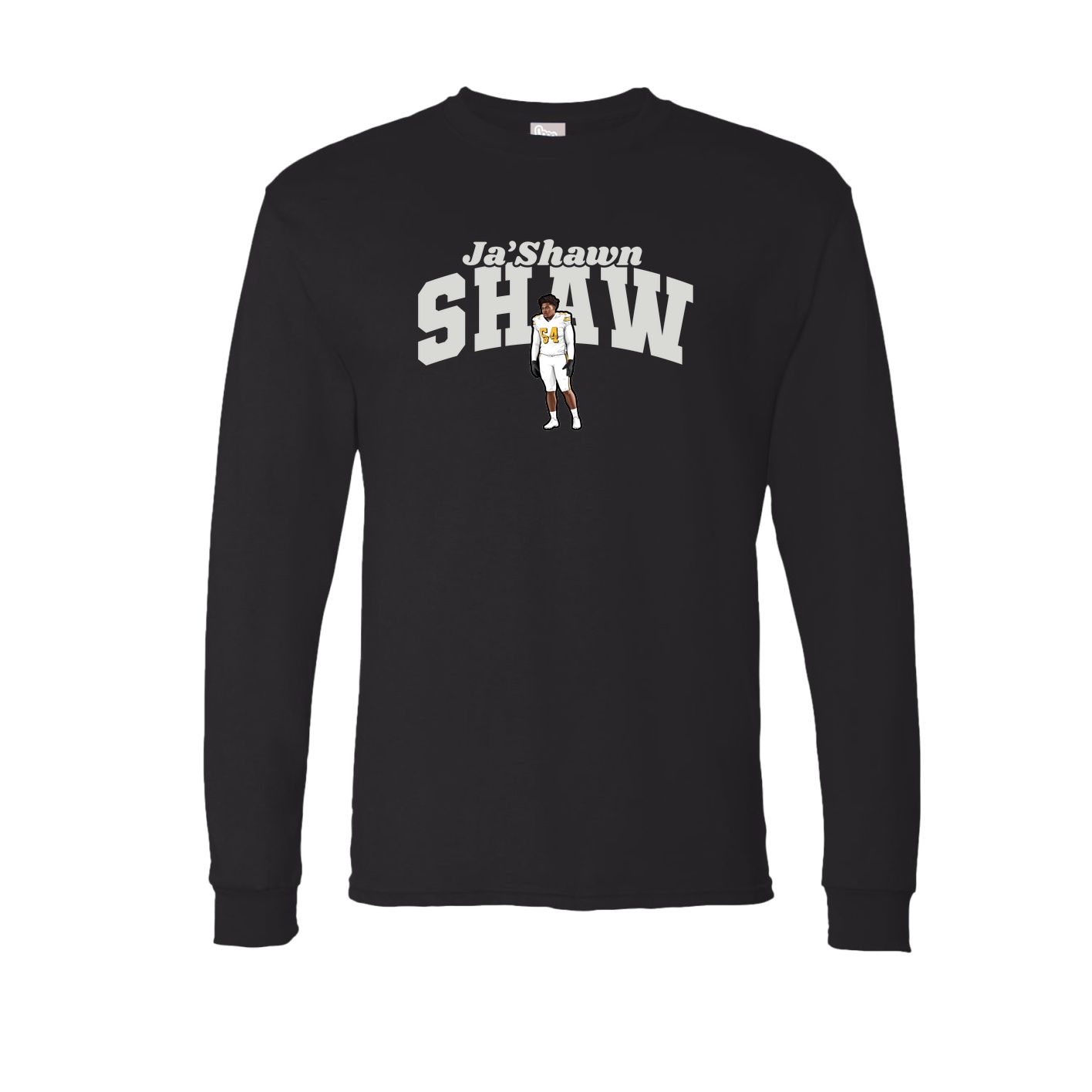 Long Sleeve Tee — Signature Arch in Black