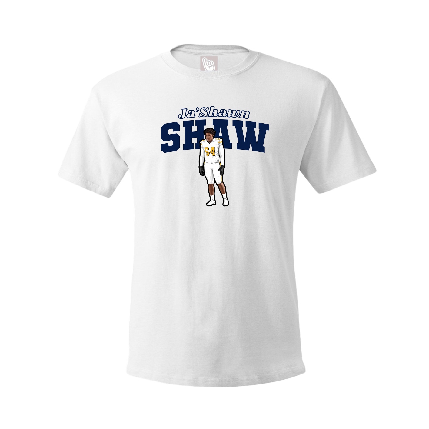 Tee — Name Arch in White