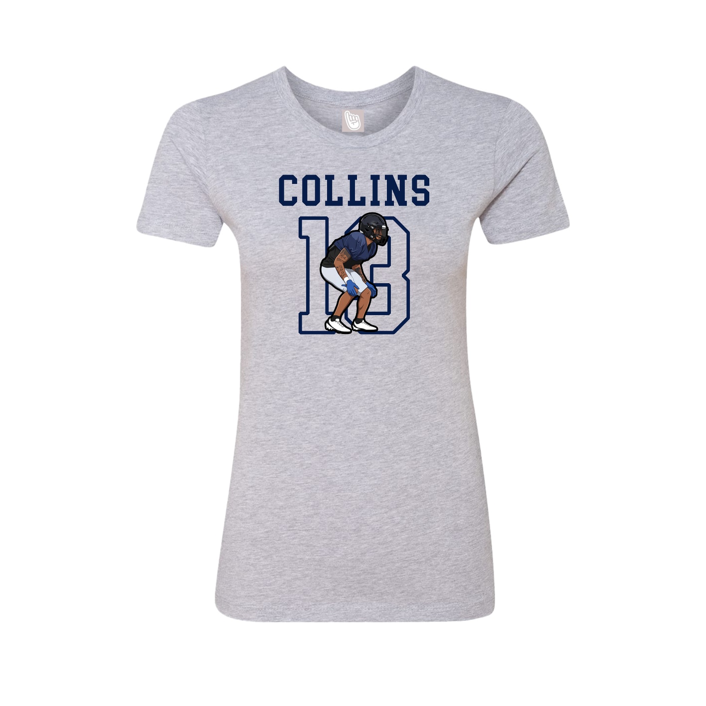 Fitted Women's Tee — Shirsey in Grey