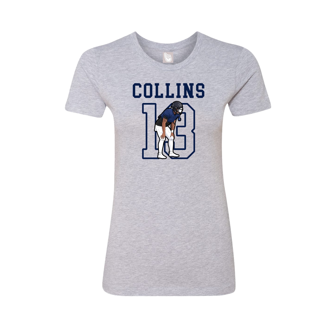 Fitted Women's Tee — Shirsey in Grey