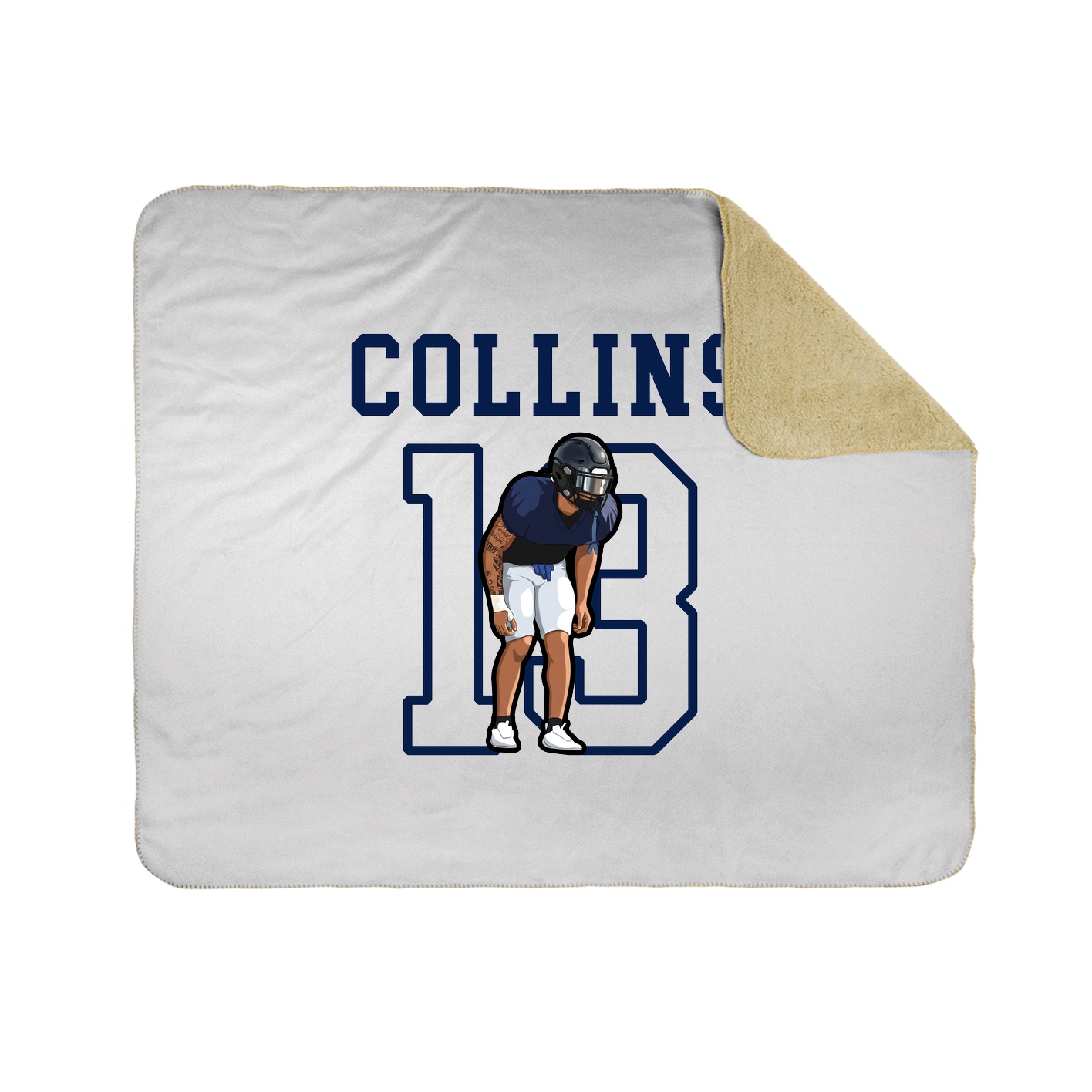 Throw Blanket — Shirsey in White