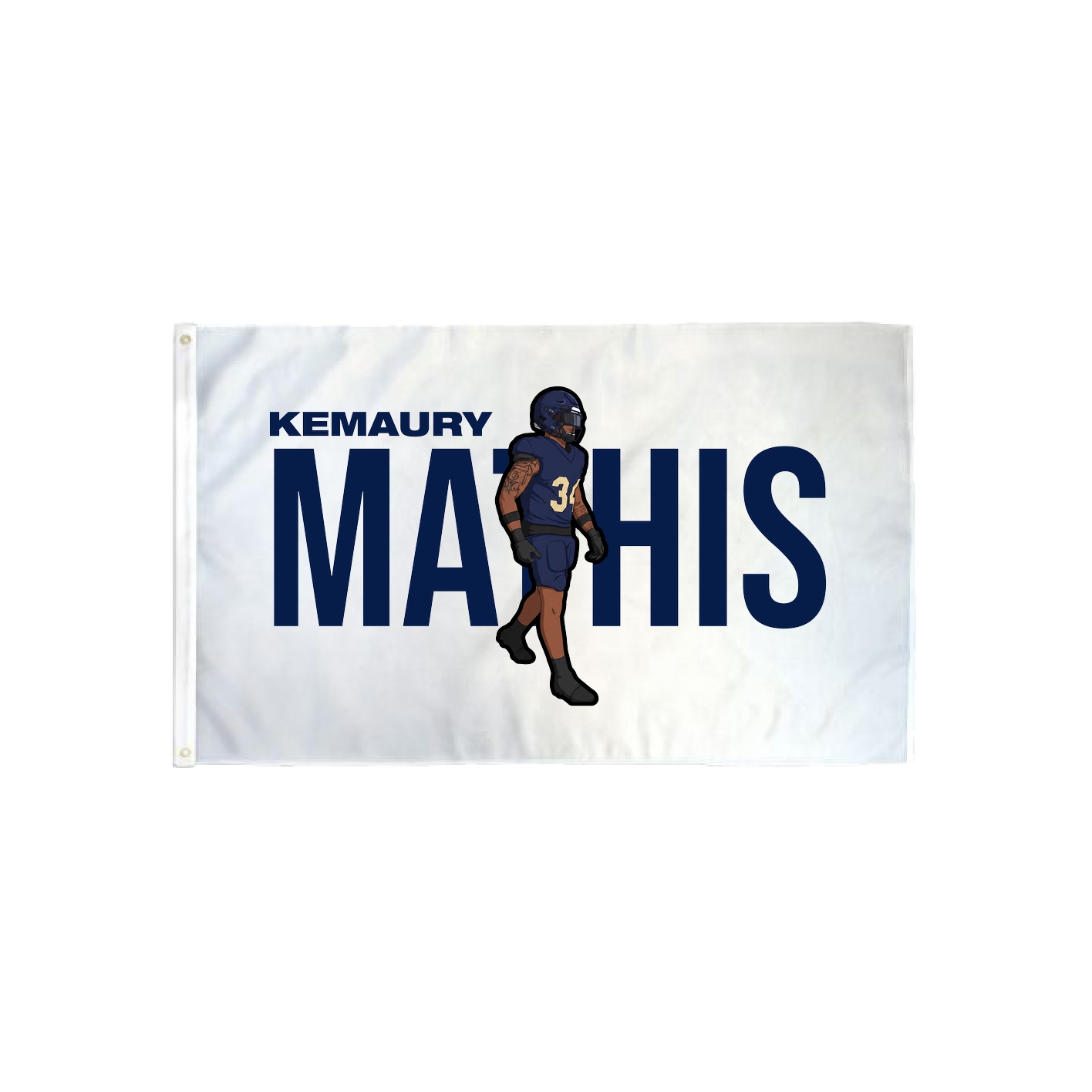 3x5 Flag — Player Name in Classic