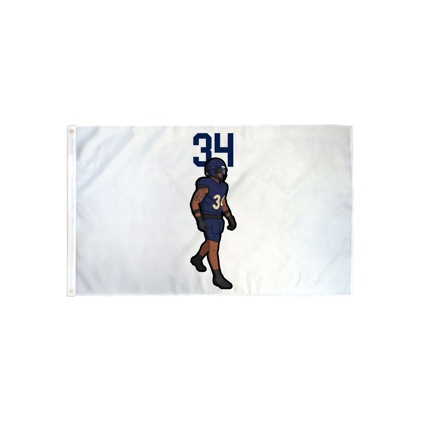 3x5 Flag — Number Top in Classic