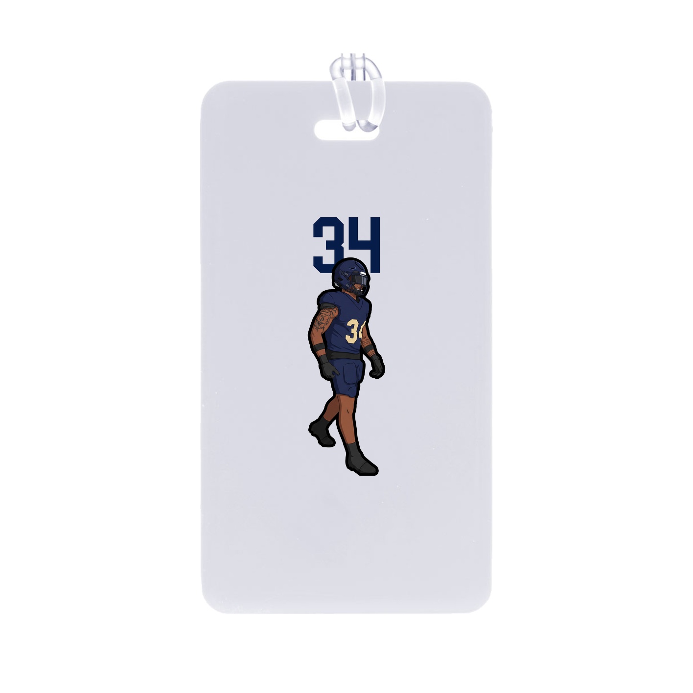 Bag Tag — Number Top in Classic